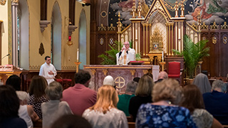 A photo of mass