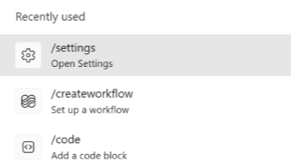 Microsoft Teams Slash