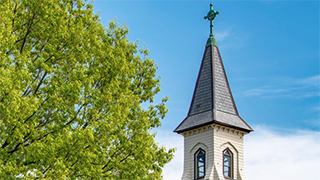 Steeple on the Seton Hall Campus