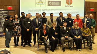 Seminar speakers and organizers in Bethany Hall