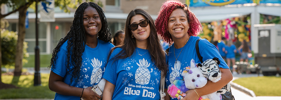 Students at Blue Day 2023