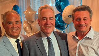 Marc Calello, Dean Ronald Weich and John Chiaia