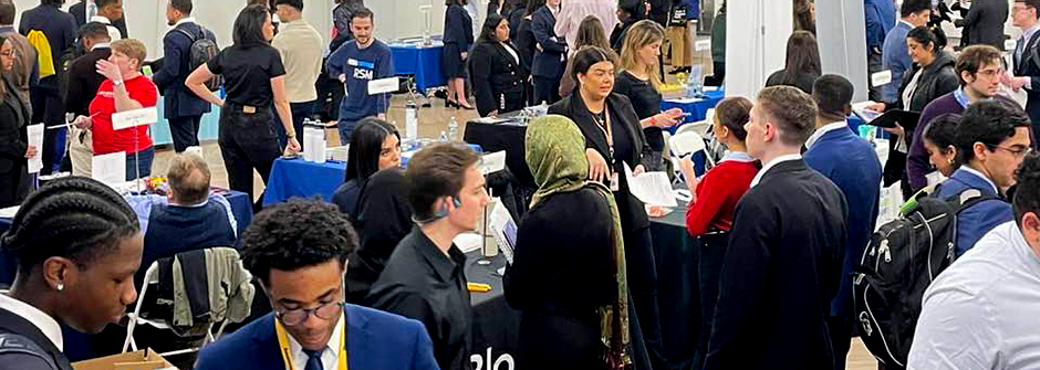 Image of members of the Career Center staff. 