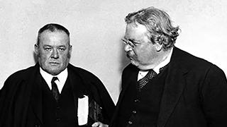 chesterton and belloc posing together 