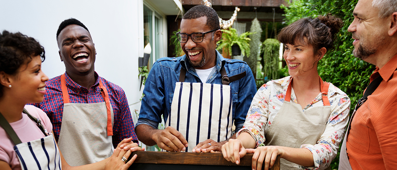 Diverse Group of People Opening a Business