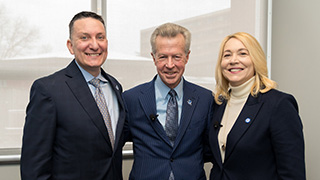 Schecter, Bob Picozzi and Doris Burke.