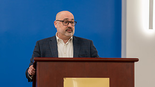 Ed Martinez at Seton Hall's Latino Scholars Dinner