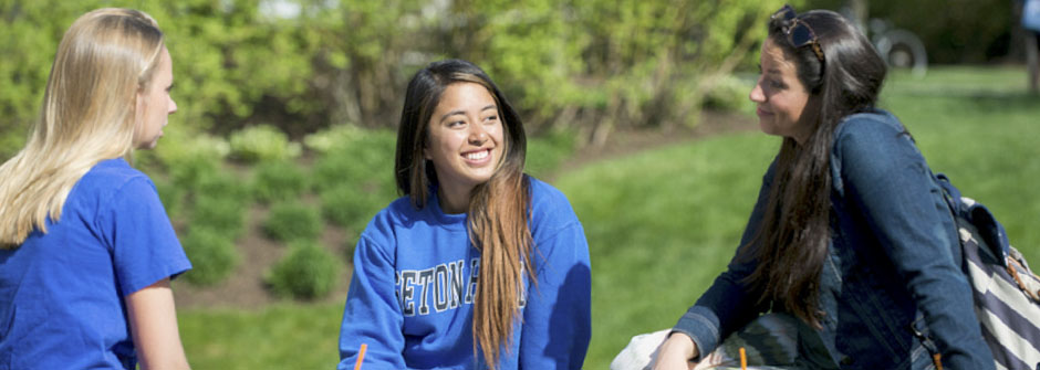 Students on Green