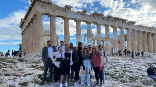 students in greece