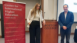 Grad Student Presents at Prestigious Higher Ed Conference