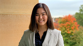 Jiaqi Liu '23, graduate of B.A. in Public Relations.