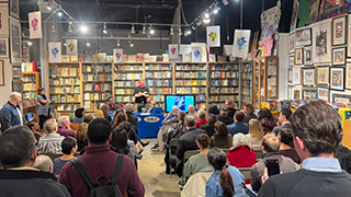 The crowd at the book launch.