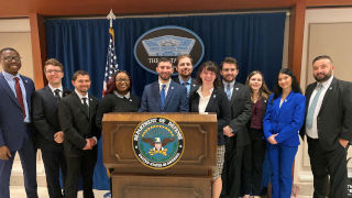 NSF research team briefed at the Pentagon.