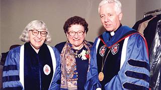 Sister Rose with Cynthia Ozick and then President