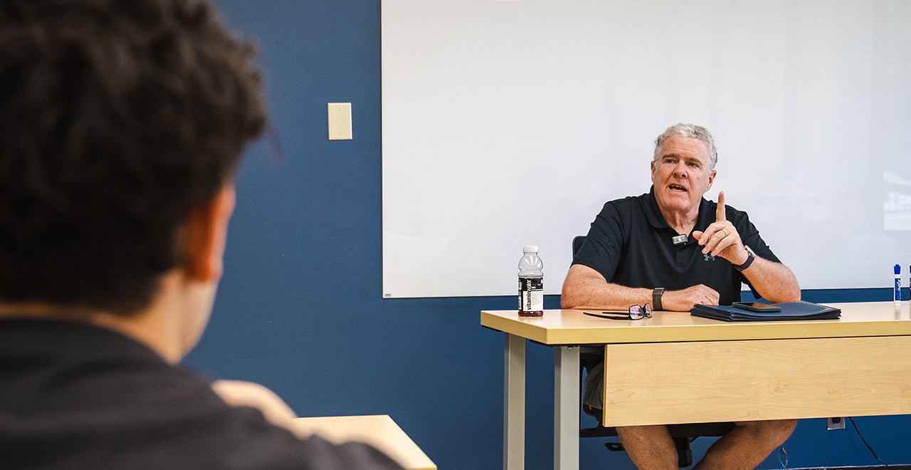 Peter King at Seton Hall