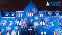 Presidents Hall Snowflake Facade Background