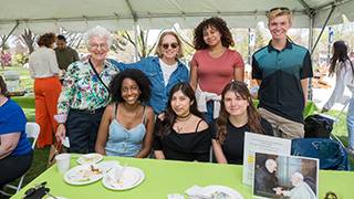 Founding members of Seton Hall's new Sustainability Action Club.