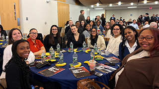 Social Work Students Seated at Conference