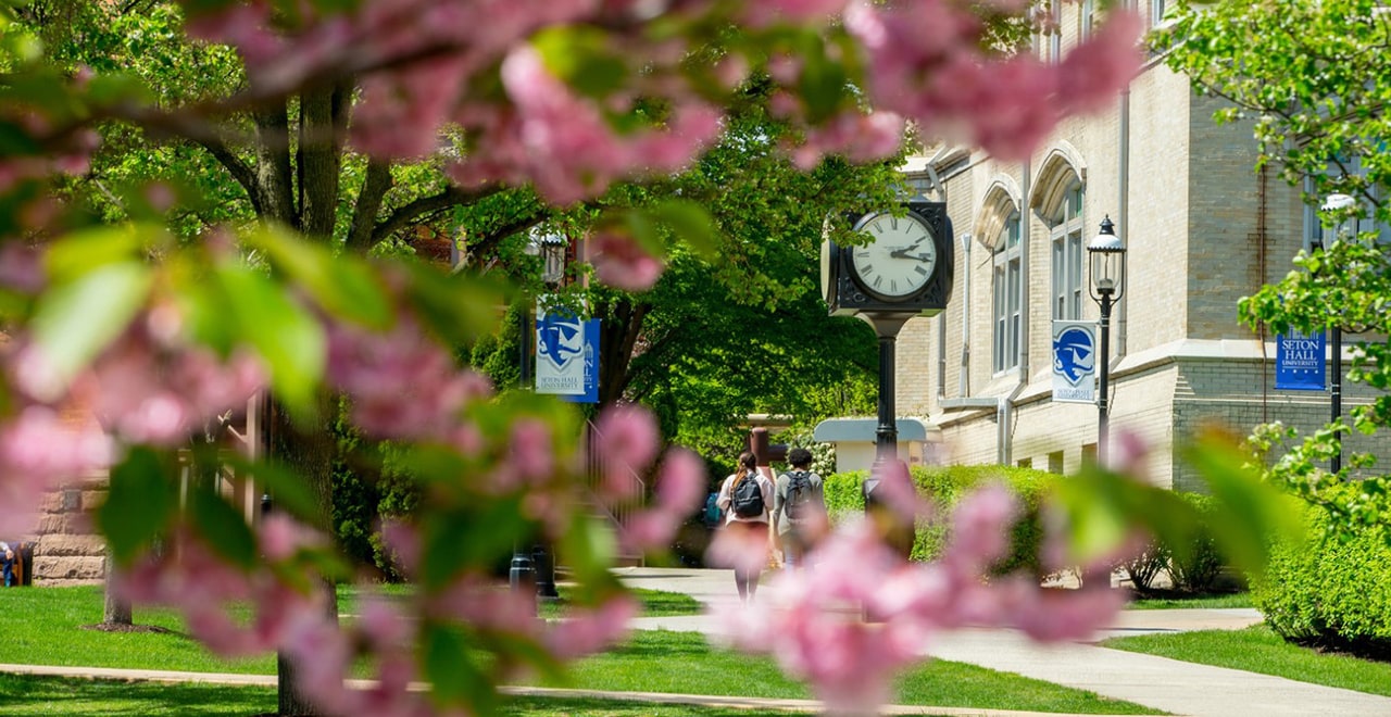 A photo of Campus in the Spring.
