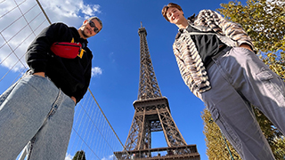 Seton Hall students studying abroad in France