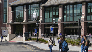 Students Outside of the University Center