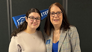 Iana Vellaro and Dawn Apgar